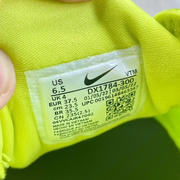 [Wm 6.5] NIKE AIR VAPORMAX PLUS Running Shoes Atomic Green Tennis Ball - Picture 5 of 9